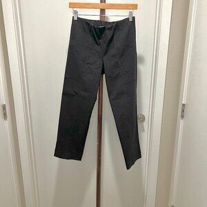 Elliott Lauren - Stretch Cropped Pants with Front Seam Size 2 - Black